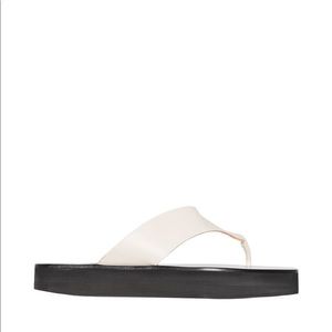NWT ATP Atelier Melitto Leather Flatform sandals in Cream - Size 39 fit like 38